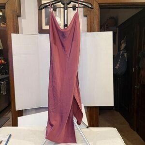 Vintage Rue 21 Women’s Cowl Neck Long Mermaid Spaghetti Strap With Slit - Size S